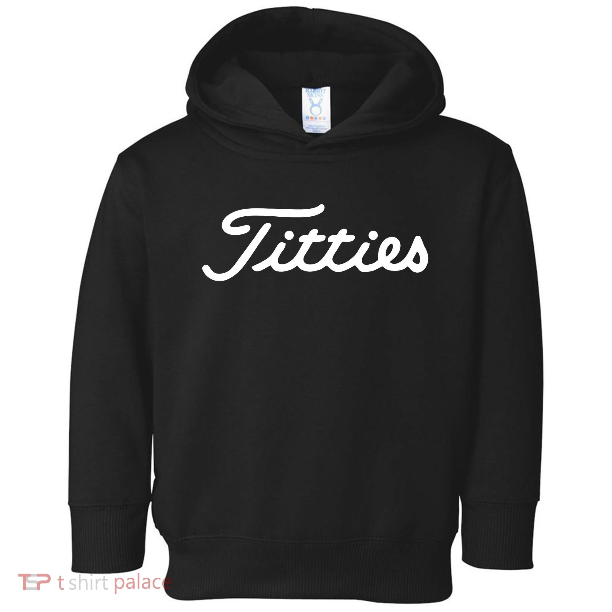 Titties Golf Bachelor Party Funny Golfing Toddler Hoodie