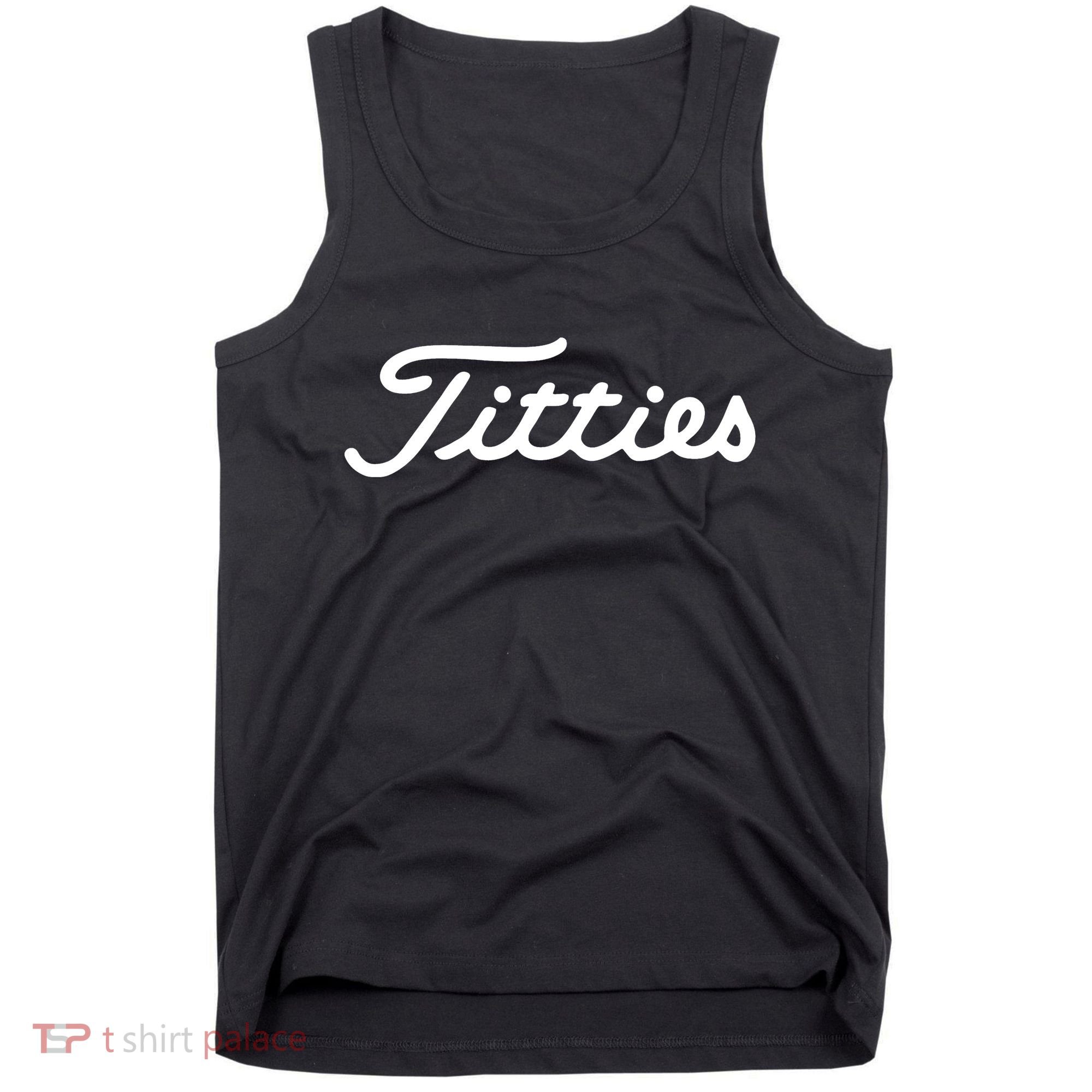 Titties Golf Bachelor Party Funny Golfing Tank Top