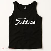 Titties Golf Bachelor Party Funny Golfing Tank Top thumb 2