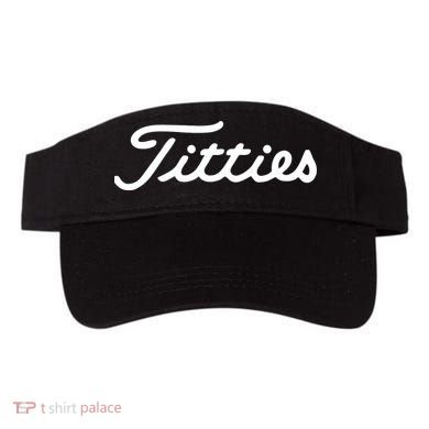 Titties Golf Bachelor Party Funny Golfing Visor