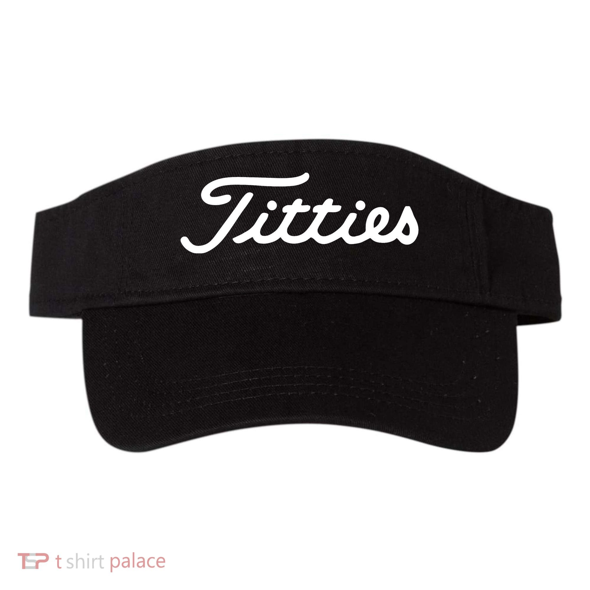 Titties Golf Bachelor Party Funny Golfing Visor