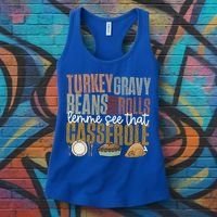 Turkey Gravy Beans And Rolls Let Me See That Casserole Fall Gift Women's Tank Top thumb 3
