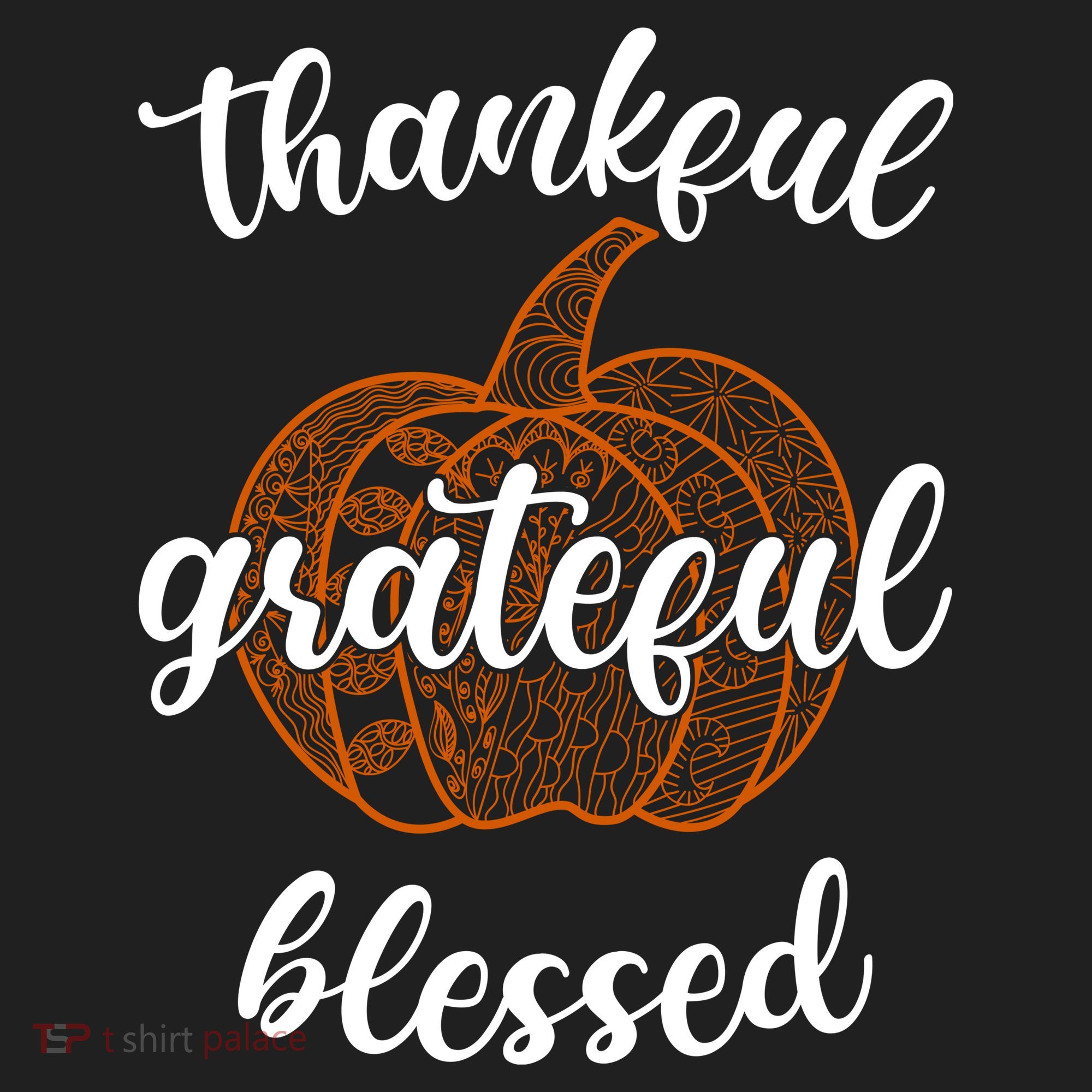Thankful Grateful Blessed Pumpkin Fall Hat