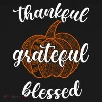 Thankful Grateful Blessed Pumpkin Fall Kids Long Sleeve Shirt thumb 2