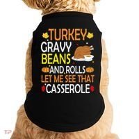 Turkey Gravy Beans And Rolls Let Me See That Casserole Doggie Tank thumb 0