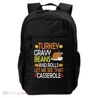 Turkey Gravy Beans And Rolls Let Me See That Casserole Backpack thumb 0
