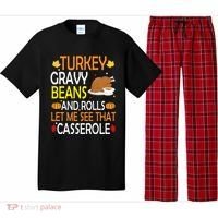 Turkey Gravy Beans And Rolls Let Me See That Casserole Pajama Set thumb 0