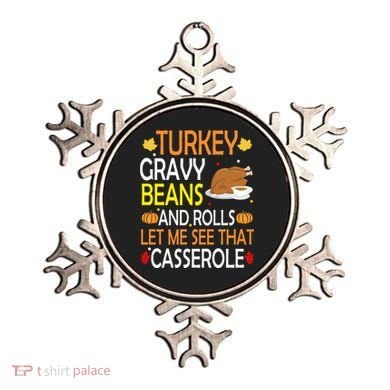 Turkey Gravy Beans And Rolls Let Me See That Casserole Ornament
