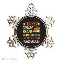 Turkey Gravy Beans And Rolls Let Me See That Casserole Ornament thumb 0