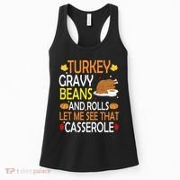 Turkey Gravy Beans And Rolls Let Me See That Casserole Women's Tank Top thumb 0