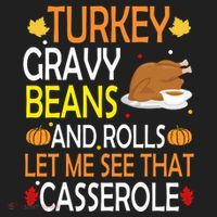 Turkey Gravy Beans And Rolls Let Me See That Casserole Hat thumb 2