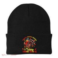 Thankful Grateful Blessed Thanksgiving Turkey Beanie thumb 0