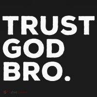 Trust God Bro Funny Christian Faith Quote Flexfit Unipanel Trucker Cap thumb 2