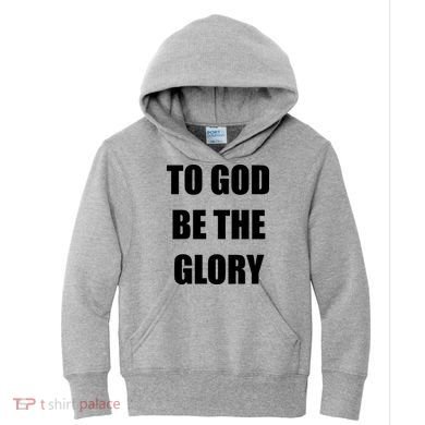 To God Be The Glory Kids Hoodie