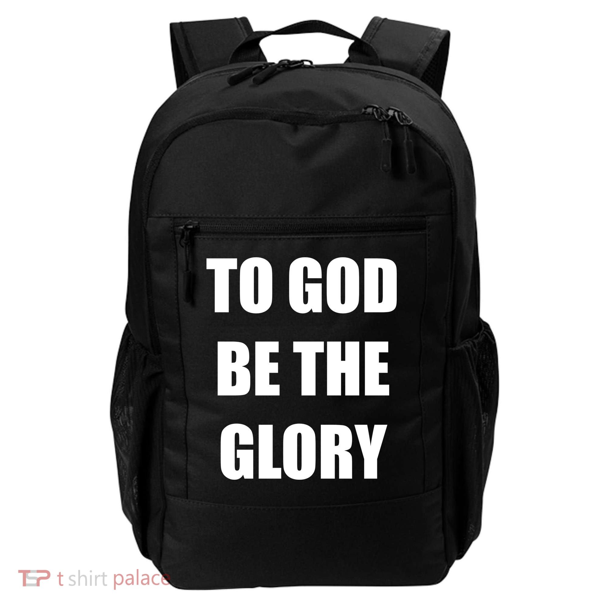 To God Be The Glory Backpack