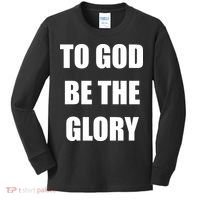 To God Be The Glory Kids Long Sleeve Shirt thumb 0