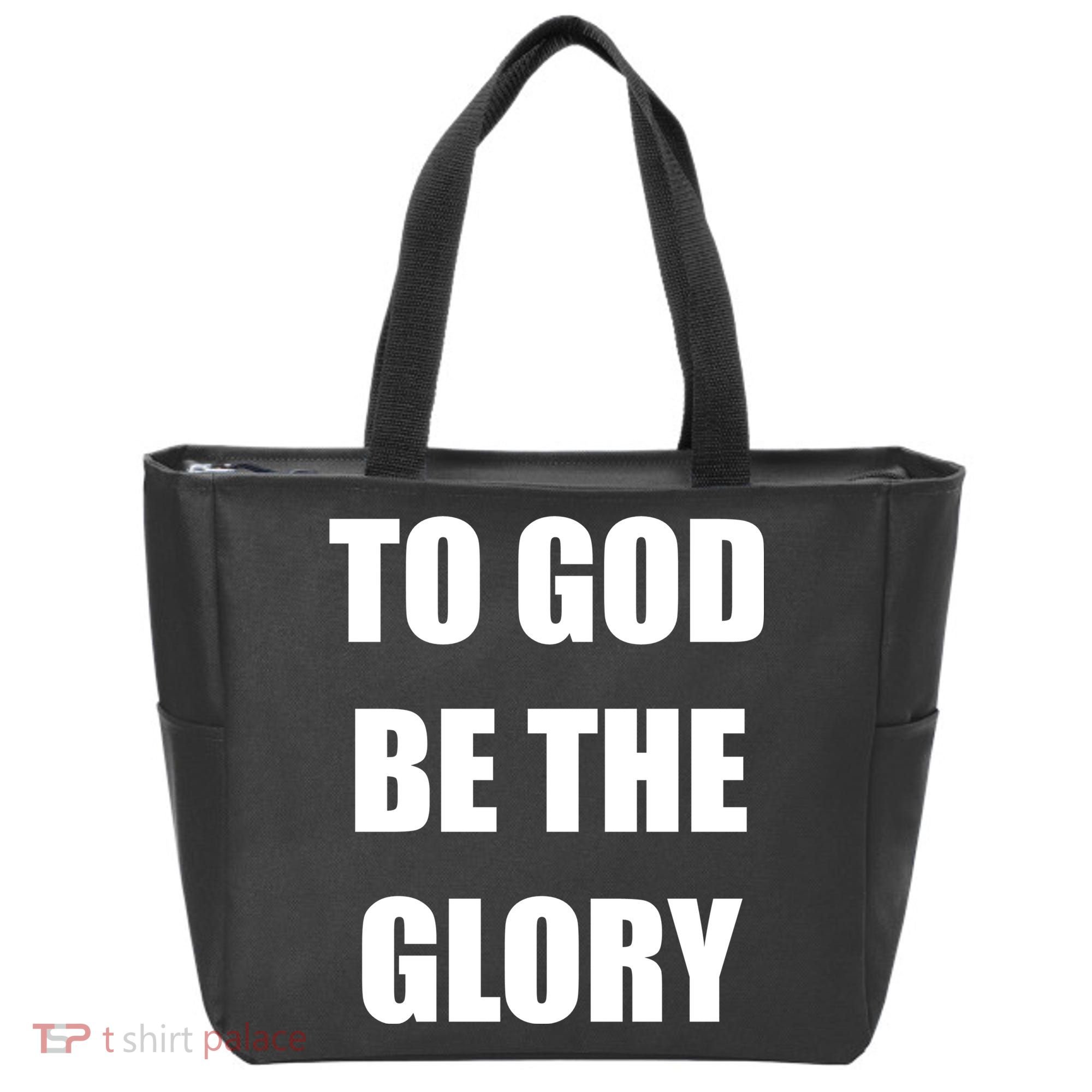 To God Be The Glory Tote Bag
