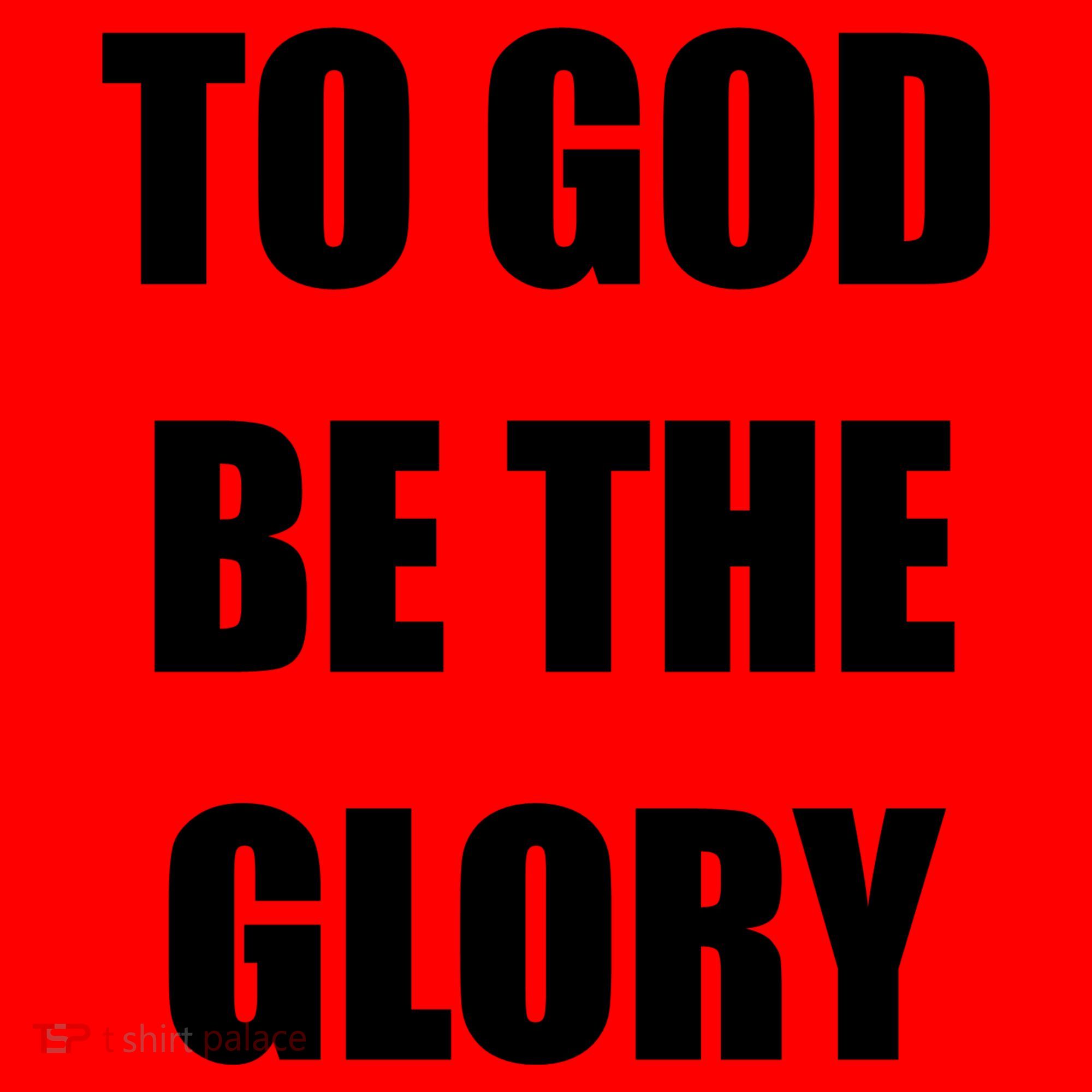 To God Be The Glory Santa Hat