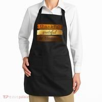 Thankful Grateful Blessed Thanksgiving Holiday Apron thumb 2