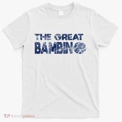 The Great Bambino Baseball Simple Legend Design Distressed T-Shirt