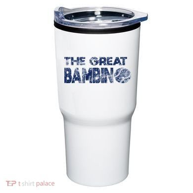 The Great Bambino Baseball Simple Legend Design Distressed Tumbler