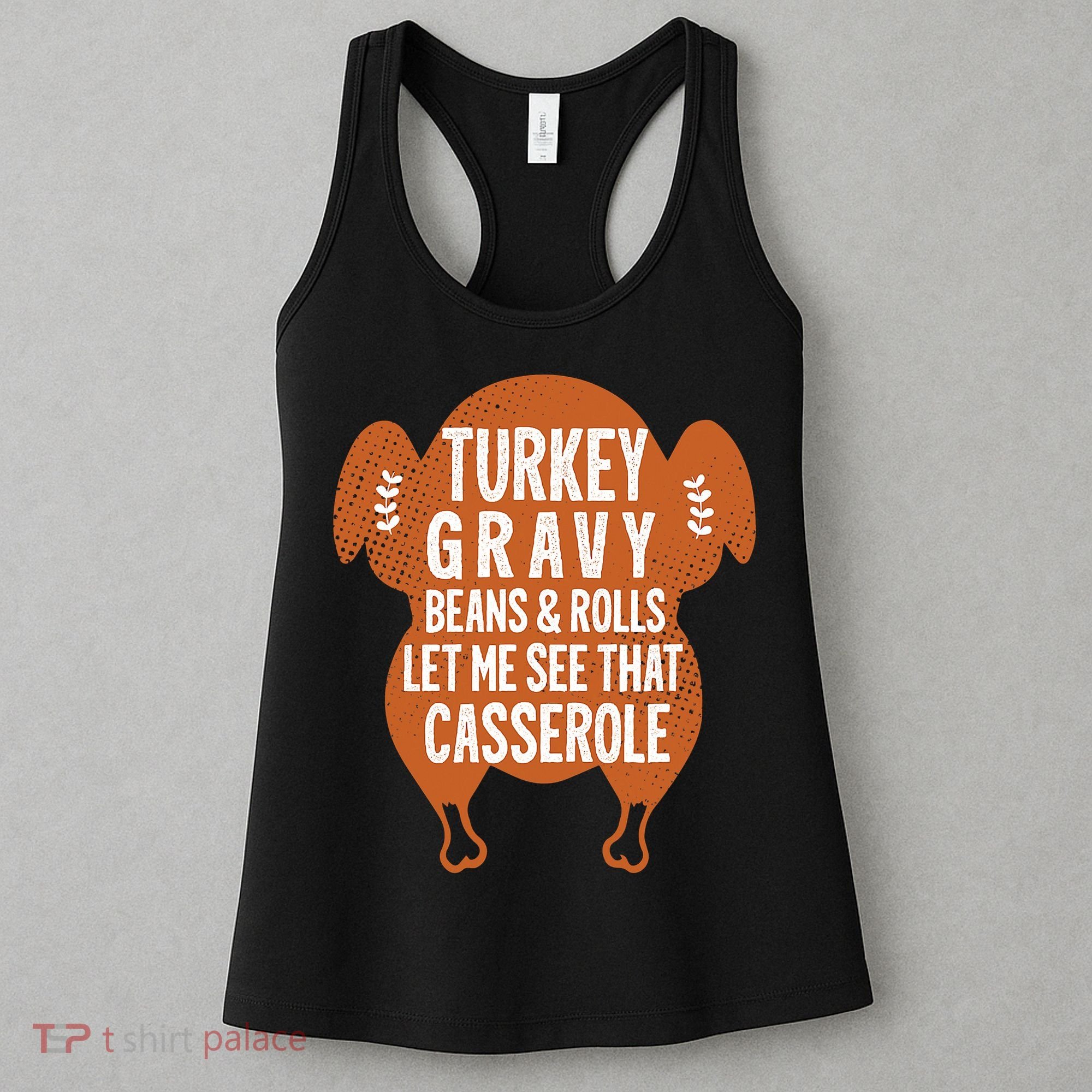 Turkey Gravy Beans And Rolls FunnyThanksgiving Women's Tank Top