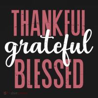 Thankful Grateful Blessed Cute Holiday Women's Hoodie thumb 2