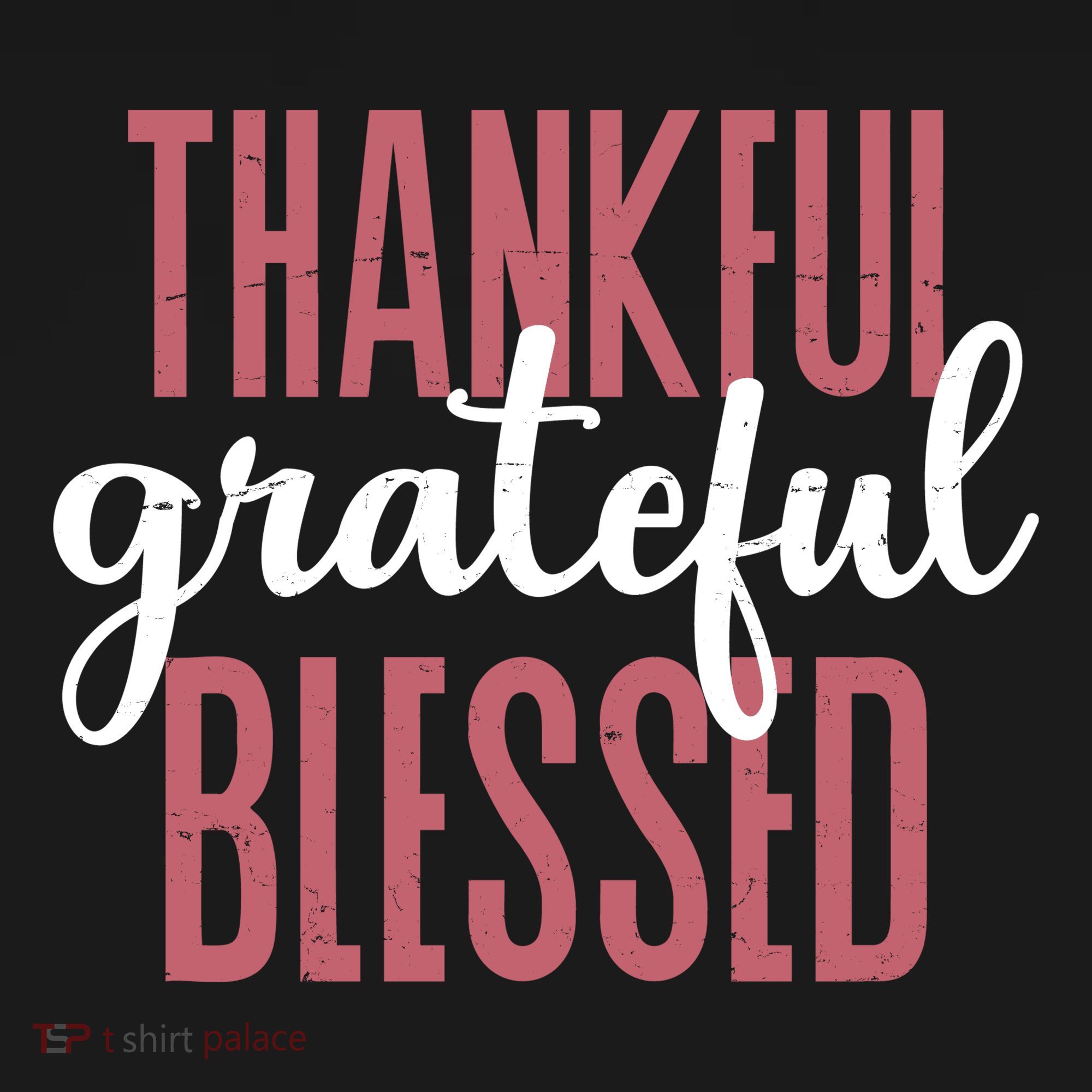 Thankful Grateful Blessed Cute Holiday Women's Tank Top