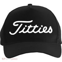 Titties Golf Bachelor Party Funny Golfing Gift Parody Five-Panel Snapback Cap thumb 0