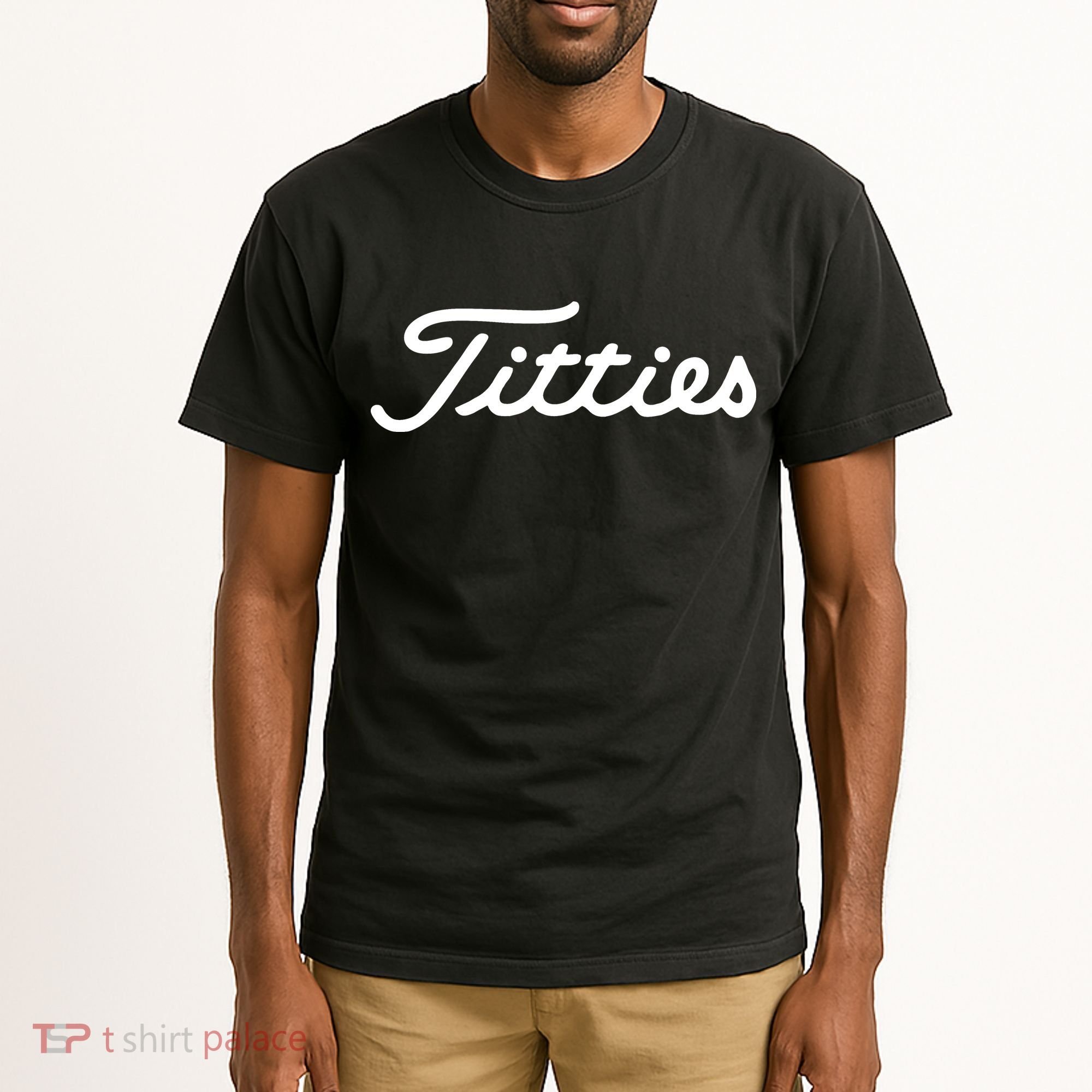 Titties Golf Bachelor Party Funny Golfing Gift Parody Tall T-Shirt