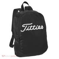 Titties Golf Bachelor Party Funny Golfing Gift Parody Port Authority Crush Ripstop Backpack thumb 1
