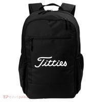 Titties Golf Bachelor Party Funny Golfing Gift Parody Backpack thumb 0