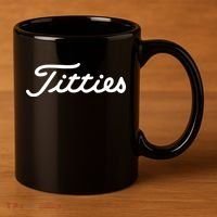 Titties Golf Bachelor Party Funny Golfing Gift Parody 11oz C Handle Ceramic Mug thumb 3