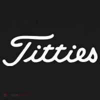 Titties Golf Bachelor Party Funny Golfing Gift Parody Coaster thumb 2
