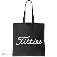 Titties Golf Bachelor Party Funny Golfing Gift Parody Tote Bag thumb 0