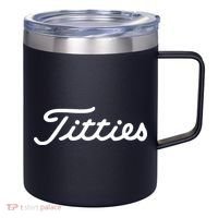 Titties Golf Bachelor Party Funny Golfing Gift Parody 12oz Stainless Steel Coffee Mug thumb 0
