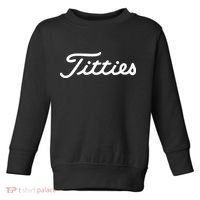 Titties Golf Bachelor Party Funny Golfing Gift Parody Toddler Sweatshirt thumb 0