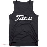 Titties Golf Bachelor Party Funny Golfing Gift Parody Tank Top thumb 0