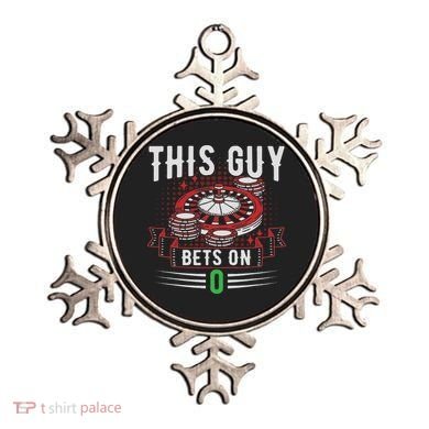 This Guy Bets On 0 Design Roulette Wheel And Casino Gambling Ornament