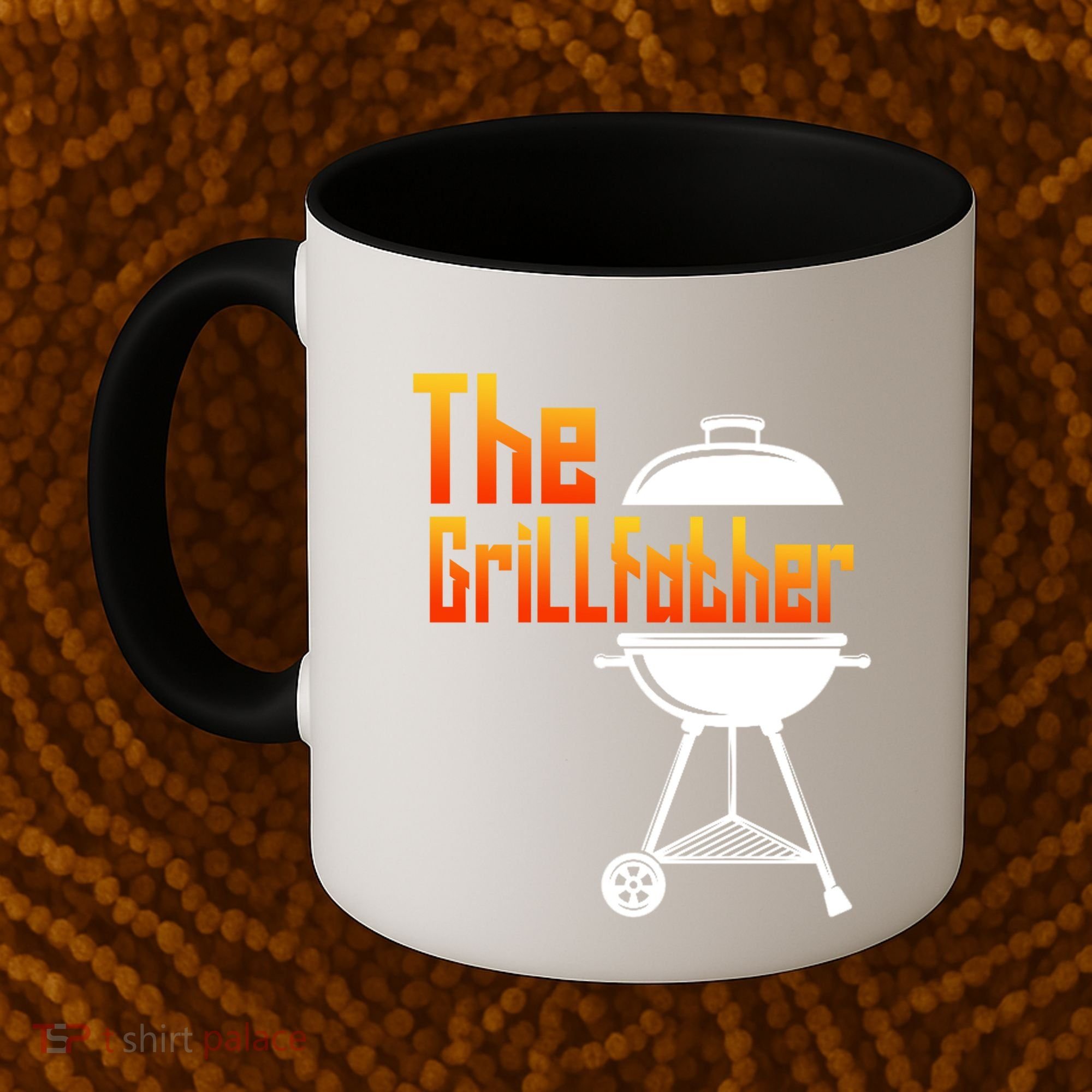 The Grillfather Barbecue Grill Master Smoker Funny Bbq Dad Gift Coffee Mug