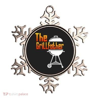 The Grillfather Barbecue Grill Master Smoker Funny Bbq Dad Gift Ornament