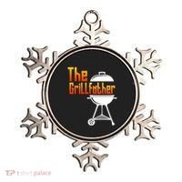 The Grillfather Barbecue Grill Master Smoker Funny Bbq Dad Gift Ornament thumb 0