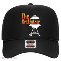 The Grillfather Barbecue Grill Master Smoker Funny Bbq Dad Gift Hat thumb 0