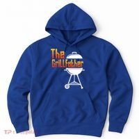 The Grillfather Barbecue Grill Master Smoker Funny Bbq Dad Gift Hoodie thumb 0