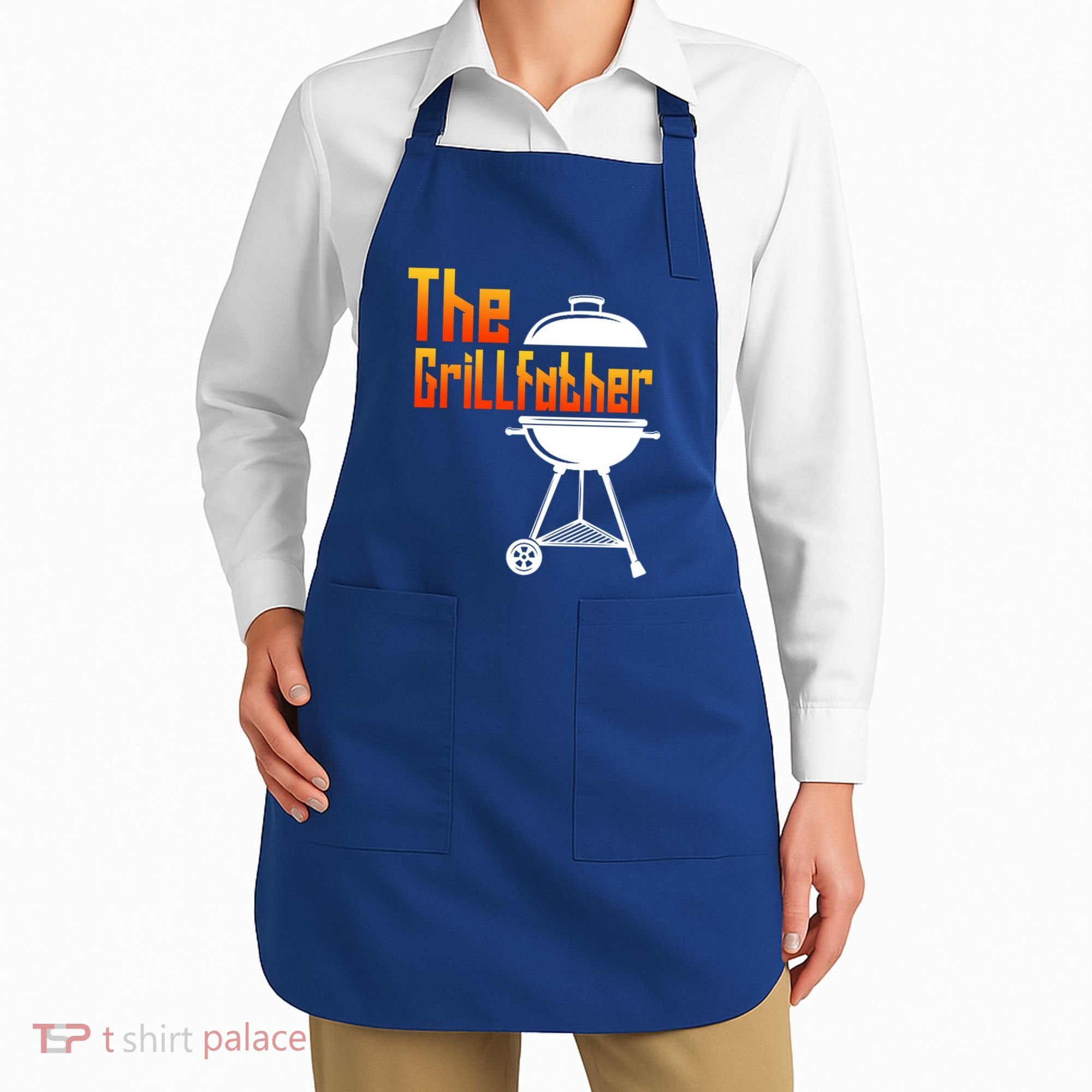 The Grillfather Barbecue Grill Master Smoker Funny Bbq Dad Gift Apron