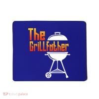 The Grillfather Barbecue Grill Master Smoker Funny Bbq Dad Gift Mousepad thumb 0