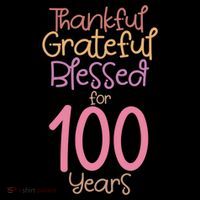 Thankful Grateful Blessed For 100 Years Old 100Th Birthday Gift Coffee Mug thumb 5