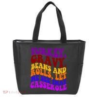 Turkey Gravy Beans And Rolls Let Me See That Casserole Tote Bag thumb 0