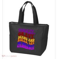 Turkey Gravy Beans And Rolls Let Me See That Casserole Tote Bag thumb 3