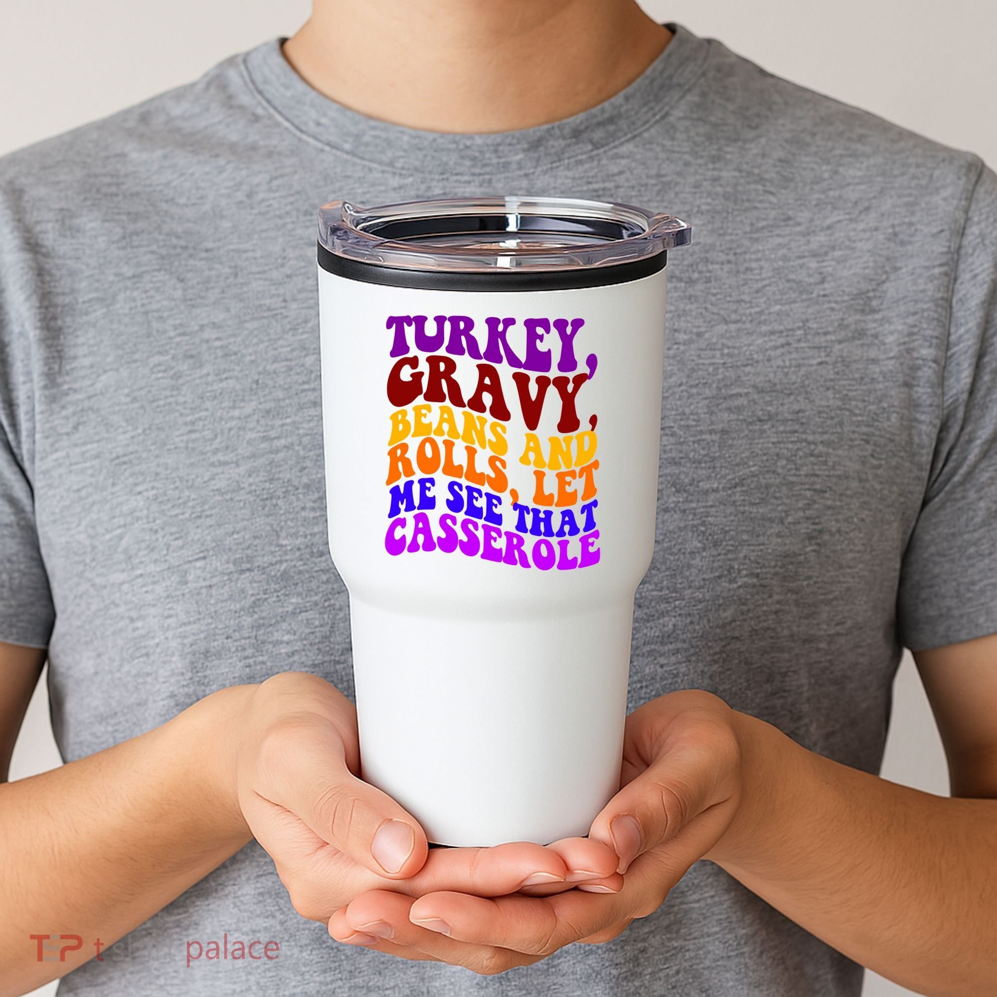 Turkey Gravy Beans And Rolls Let Me See That Casserole Tumbler